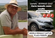 Photo of Ex-prefeito de Catingueira tem carro e celular levados por assaltantes