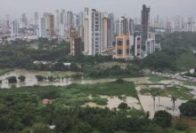 Photo of Rio Jaguaribe registra cheia após fortes chuvas em João Pessoa