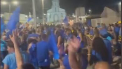 Photo of Marcos Nazário e Jurandy Bandeira transformou as ruas  de Pedra Branca em um ‘mar azul’ na abertura do comitê