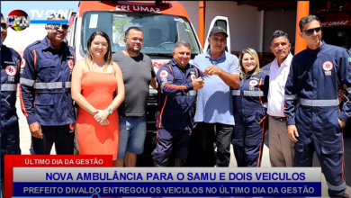 Photo of ASSISTA: No último dia de sua gestão prefeito Divaldo entregou nova ambulância para o SAMU e mais dois veículos para a saúde de Itaporanga