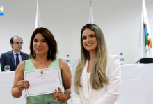 Photo of ASSISTA: Vice-prefeita de Itaporanga Calina Dantas é  diplomada pela Justiça Eleitoral