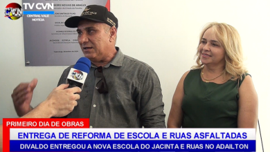 Photo of ASSISTA: Prefeito Divaldo Dantas  entrega reforma de escola e novas ruas asfaltadas no Adailton Teixeira