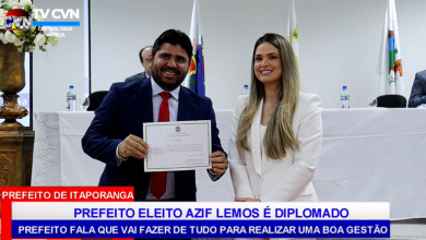 Photo of ASSISTA: Dr. Dr.Azif Lemos, prefeito eleito de Itaporanga, é diplomado e informou que o secretariado está formado