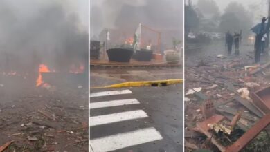 Photo of Aeronave que caiu em Gramado-RS transportava 10 pessoas e atingiu loja de móveis e uma pousada